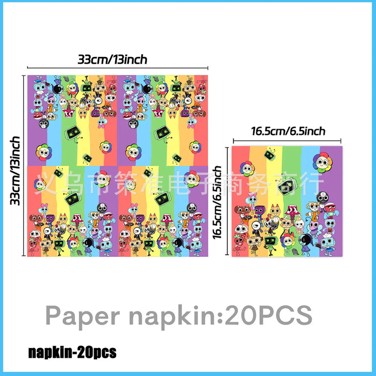 Dandy’s World Theme Party Collection | Comprehensive Event Decor & Tableware