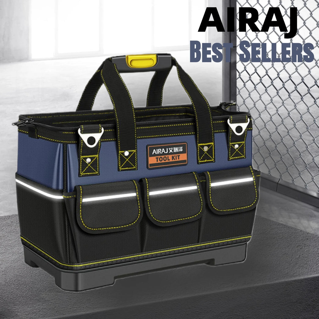 Professional Heavy-Duty Tool Bag | Industrial-Grade Electrician & Tradesman Organizer