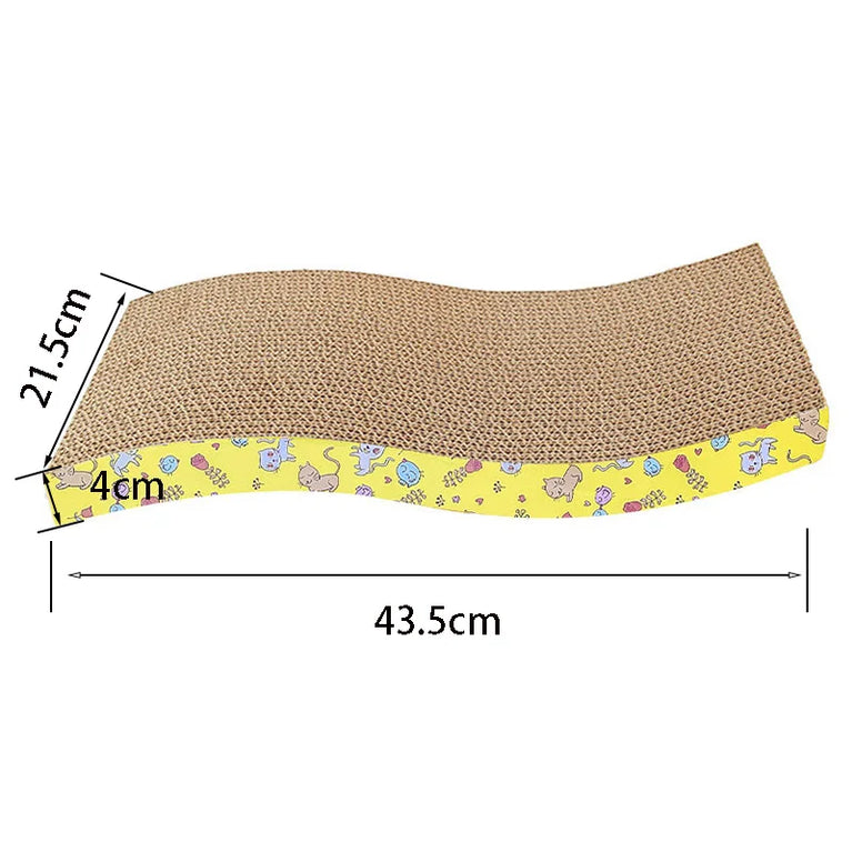 Cat Toys Cat Scraper Sharpening Claw Corrugated Cardboard Scratch Board Sofa Protector